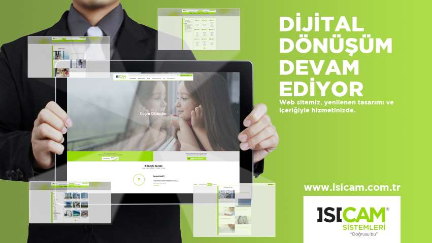 Isıcam Sistemleri’nin Yeni Web Sitesi Yayında
