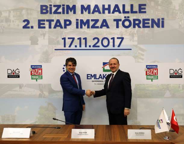 2 Milyar TL’lik Bizim Mahalle 2.Etap Arsası İçin İmzalar Atıldı