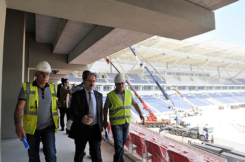 TOKİ Stat Mimarisinde Rekor Kırdı: Mersin'de Aynı Anda Bin 500 Kişi Çalışarak 4 Ayda Stat İnşa Edildi