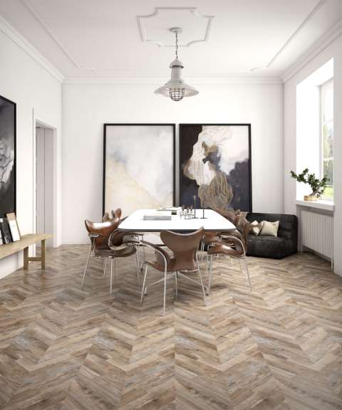 Kalebodur, ‘Fishwood’ Serisi İle Gerçek Ahşabın Dokusunu Mekanlara Taşıyor