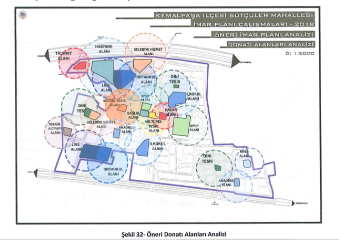 İzmir İstanbul Otoyol Güzergahında Yeni İmara Açılan Alanlar