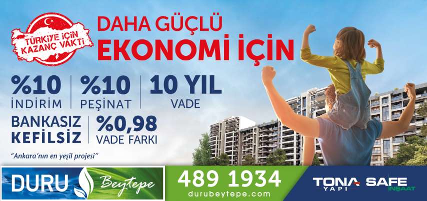 Duru Beytepe'den “Türkiye İçin Kazanç Vakti” Kampanyasına Destek