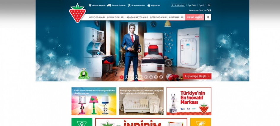 Çilek Onlıne Alışveriş Sitesiyle Size Bir Tık Kadar Yakın