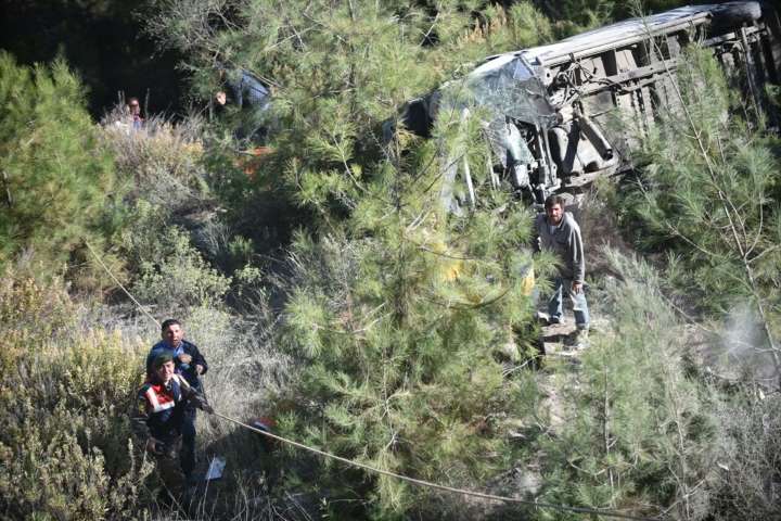 Yolcu Minibüsü Uçurama Devrildi: 2 Ölü, 5 Yaralı
