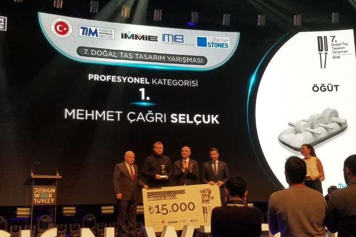 Doğal Taş Tasarımları Ödüllendirildi
