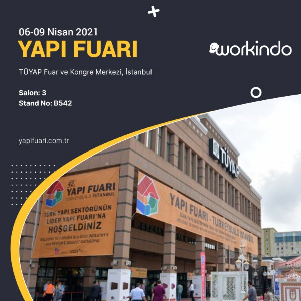 Workindo Yapı Fuarı 2021’de yerini alacak