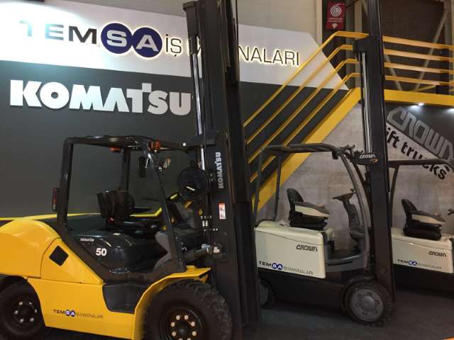 Temsa İş Makinaları, Komatsu ve Crown Markalarıyla Avrasya Ambalaj Fuarı’nda