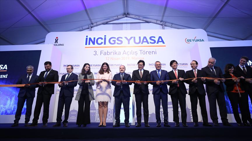 İnci GS Yuasa, Manisa'daki 3. Fabrikasını Açtı