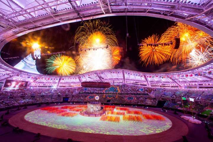 Asya Oyunları Muhteşem Bir Törenle Başladı