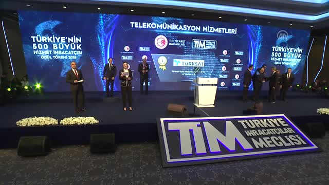 Hizmet İhracatı Şampiyonlarına Ödül