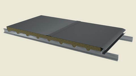 Nova 5 Tm - Taşyünü Dolgulu Çift Yüzeyi Metal Membranlı Çatı Paneli