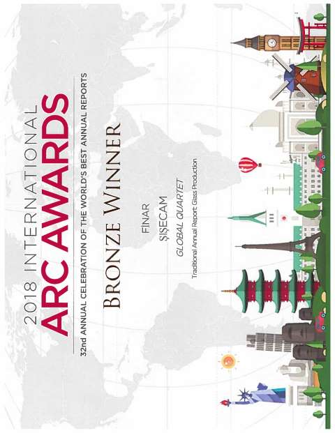 Şişecam’ın Faaliyet Raporu’na Bronz Ödül