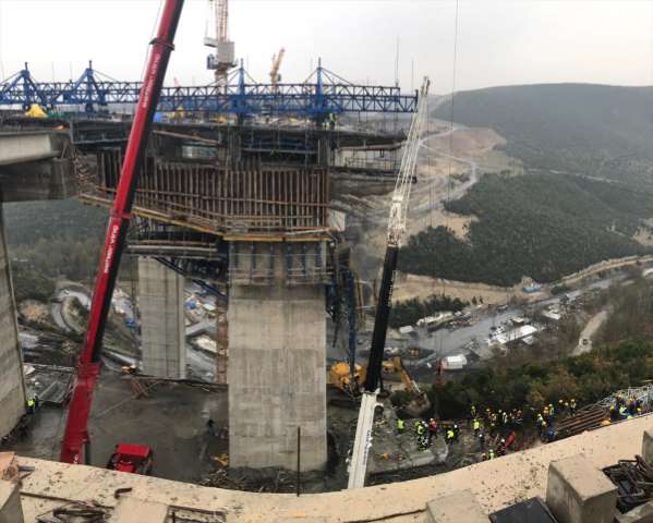 Kuzey Marmara Otoyolu'ndaki İş Kazası