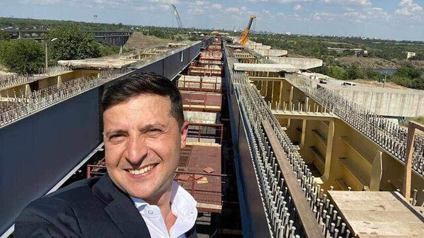 Ukrayna Devlet Başkanı Zelenskiy'den Türk inşaat şirketine teşekkür