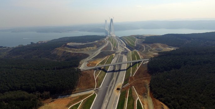 3. Köprü İle Birlikte Bağlantı Yolları Da Açılıyor