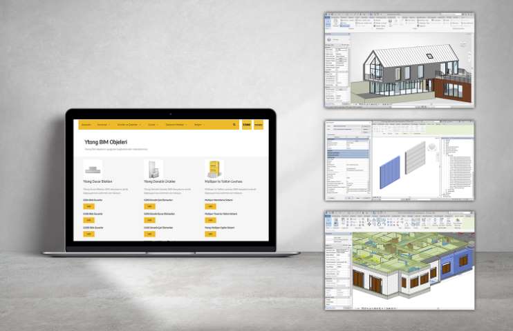 Ytong Tüm Ürünlerini BIM-Yapı Bilgi Modellemesi Ortamına Taşıdı