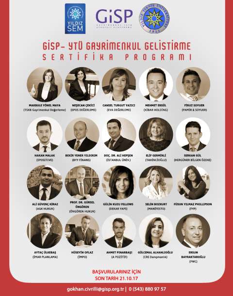 GİSP, Sektöre Eğitimli Profesyoneller Yetiştiriyor!