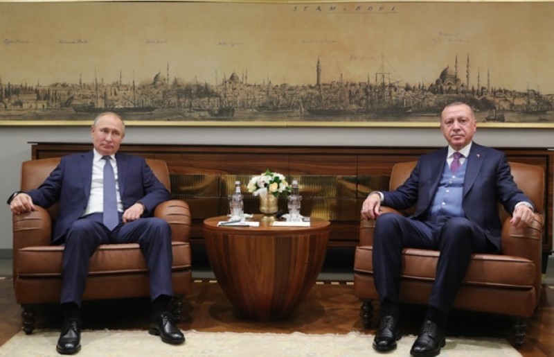 Erdoğan-Putin Görüşmesi Başladı