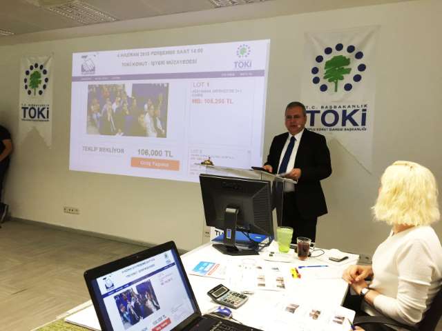 TOKİ Taşınmazlarına 3 Saatte 8 Milyon TL Teklif