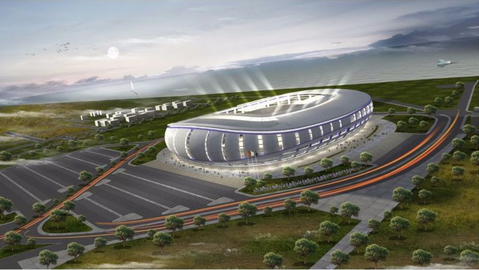 Yeni Stadın Yüzde 45'i Tamamlandı