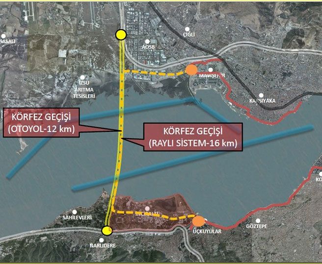 İzmir Tüp Geçit Projesi'ne Onay Çıkmadı