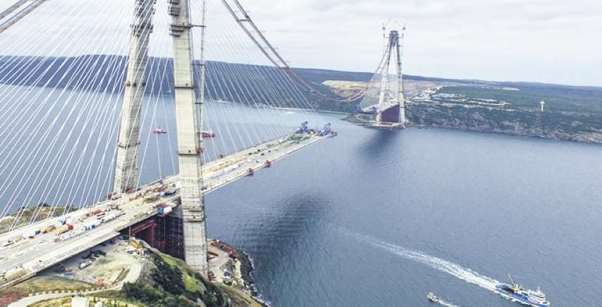 3. Köprüde Önce Karayolu, Sonra Demiryolu Trafiğe Açılacak