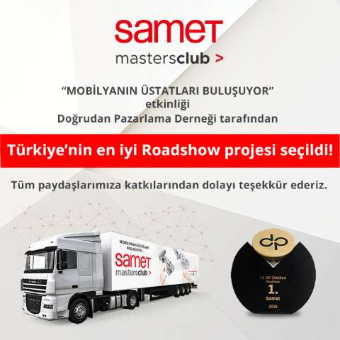 Doğrudan Pazarlama Ödülü SAMET’in