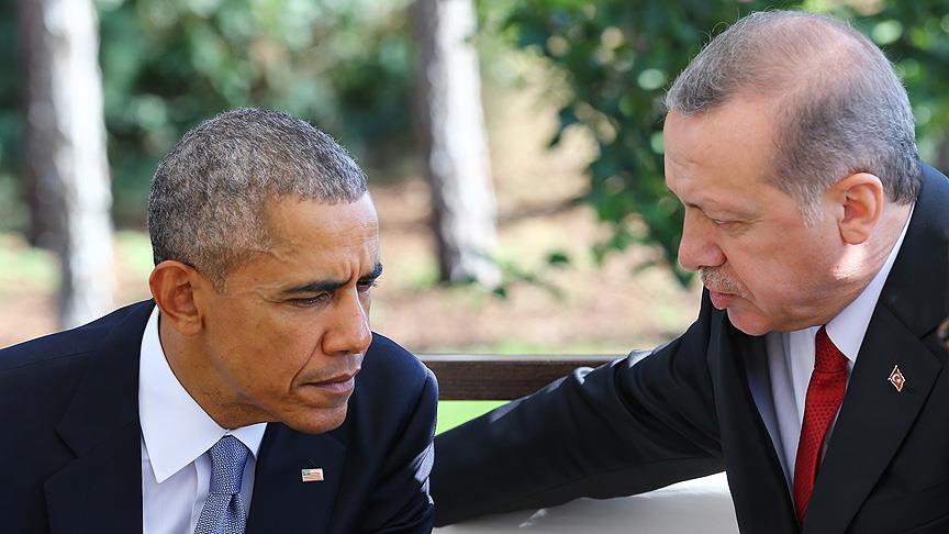 Cumhurbaşkanı Erdoğan, Obama İle Telefonda Görüştü