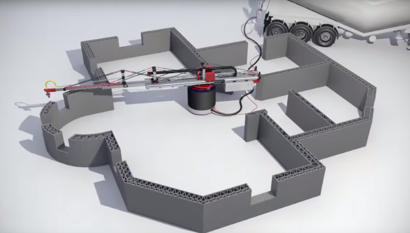 Bir Günden Az Sürede Bina Yapan 3D Yazıcılar!