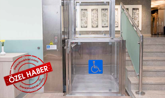 Engelli Asansörü Kullananlar Dikkat!