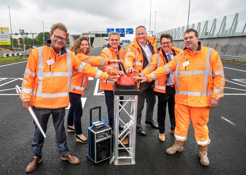 Hollanda’nın “En Uzun Kara Tüneli”nde  Rönesans Holding İmzası