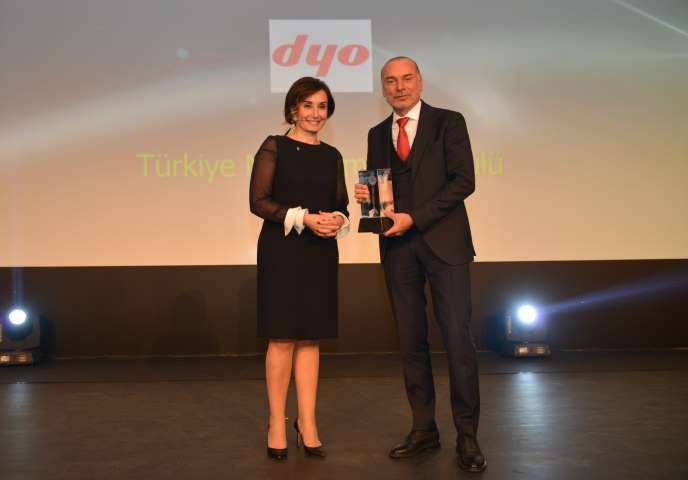 DYO, 2016 Türkiye Mükemmellik Ödülünü Kazandı