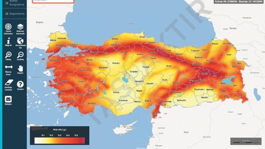 Binanızın deprem riskini internetten öğrenebilirsiniz!