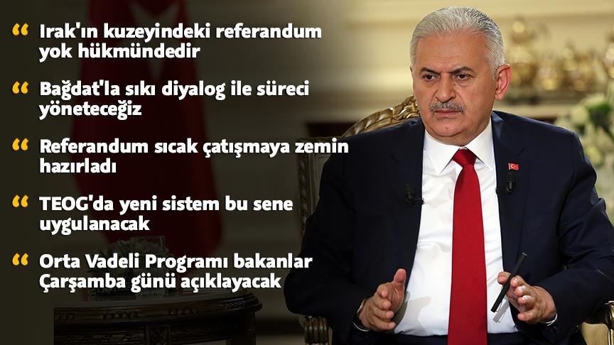 Başbakan Yıldırım'dan Önemli Açıklamalar