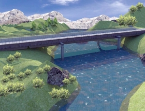 Büyükşehir'den Düden Çayı Üzerine Taşıt Köprüsü