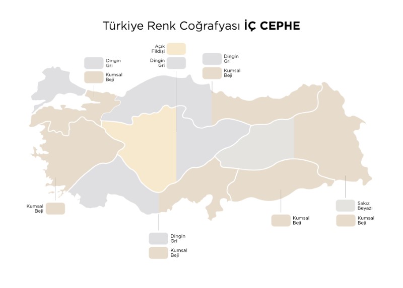 Polisan Kansai Boya Türkiye’nin renk haritasını çıkardı