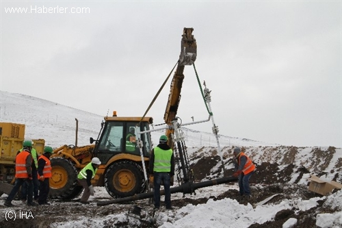 Ardahan Da Doğalgaz Çalışmaları Tamamlandı